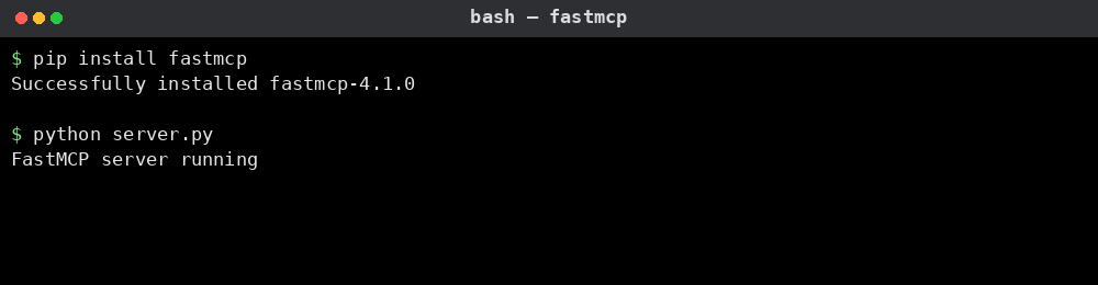FastMCP 사용 예시