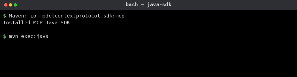 MCP Java SDK 사용 예시