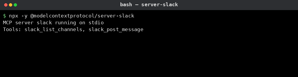 MCP Slack 사용 예시